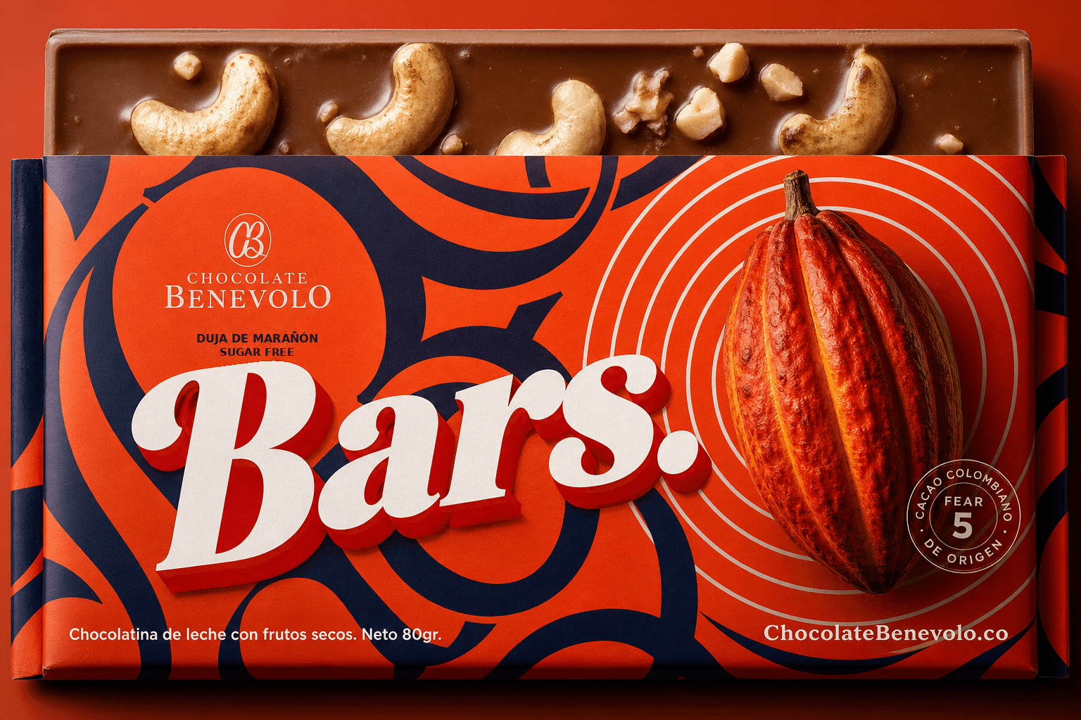 Chocolate Benevolo Bars. · Duja de Marañón sugar free · FEAR 5